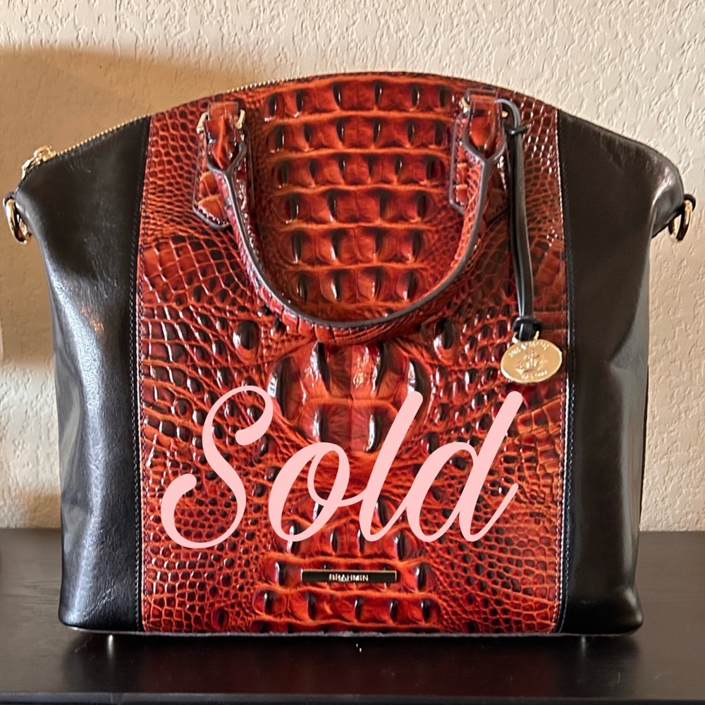 NWOT Brahmin Large Duxbury in Pecan Fitzgerald